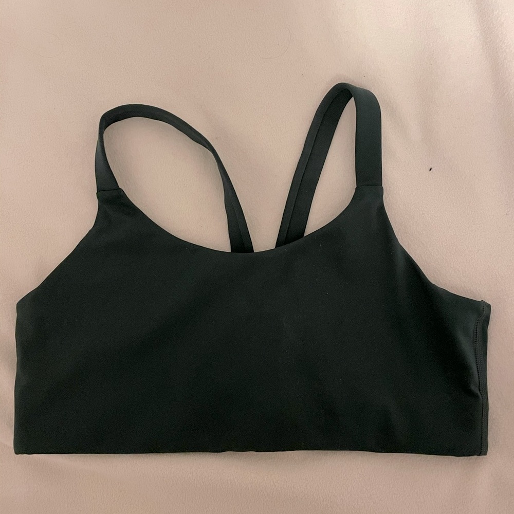 Girlfriend Collective Lou Bra in Moss
